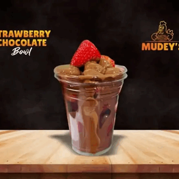 Strawberry chocolate bowl